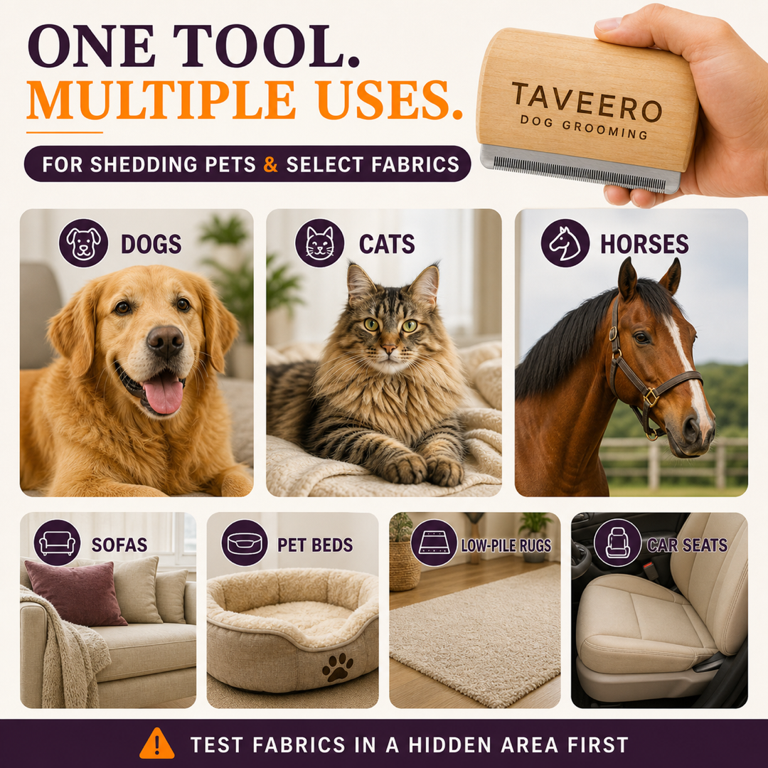 CoatSweep™ Pet Deshedding Grooming Brush Tool