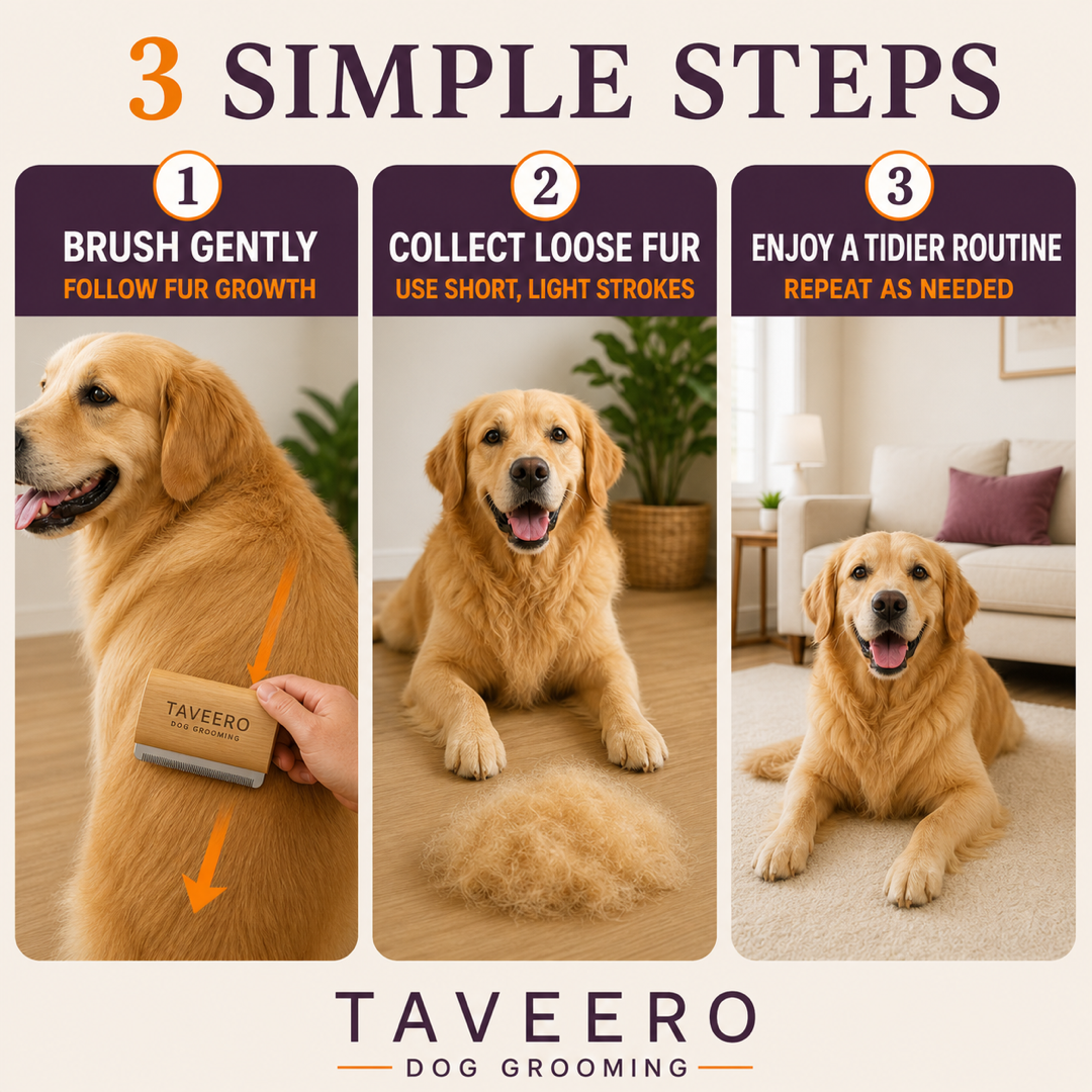 CoatSweep™ Pet Deshedding Grooming Brush Tool